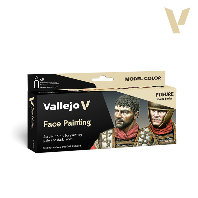 70.119 Faces Painting Set (8) - Model Color Set