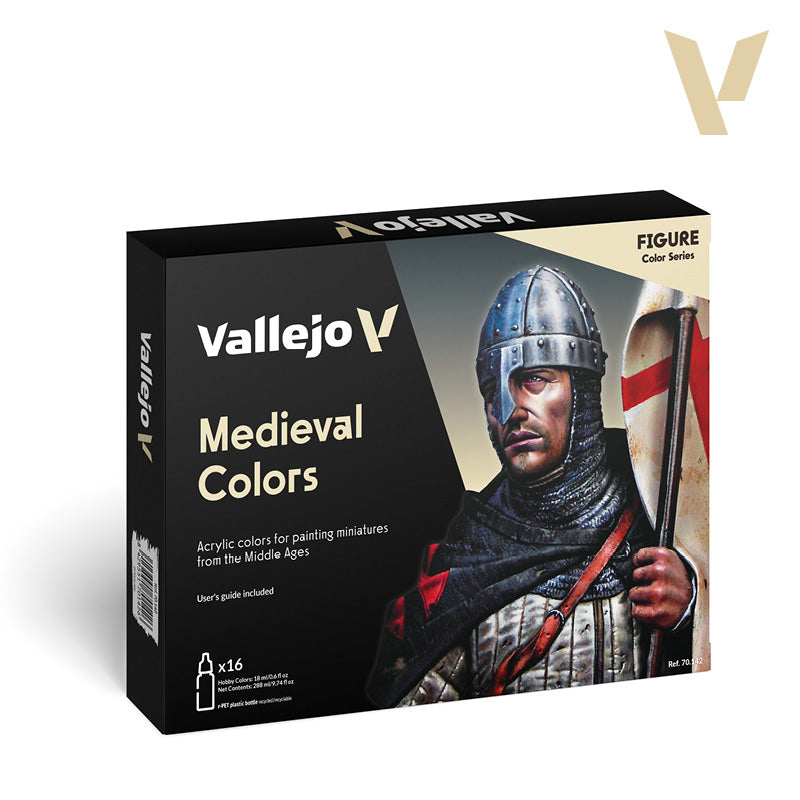 70.142 - Model Color Set - MEDIEVAL COLORS (16)