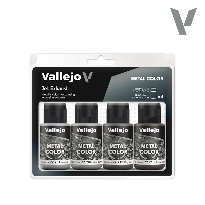 77.602 Jet Exhaust - Vallejo Metal Color Set