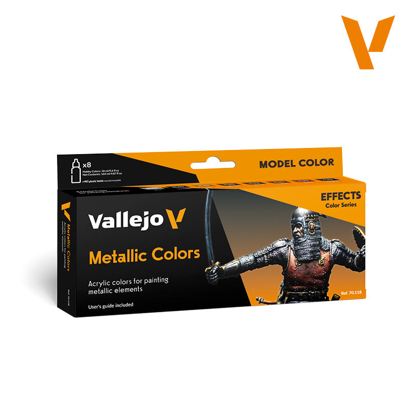 70.118 - Metallic Colors (8) - Model Color Set