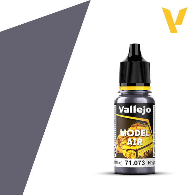 71.073 Black (Metallic) - Vallejo Model Air
