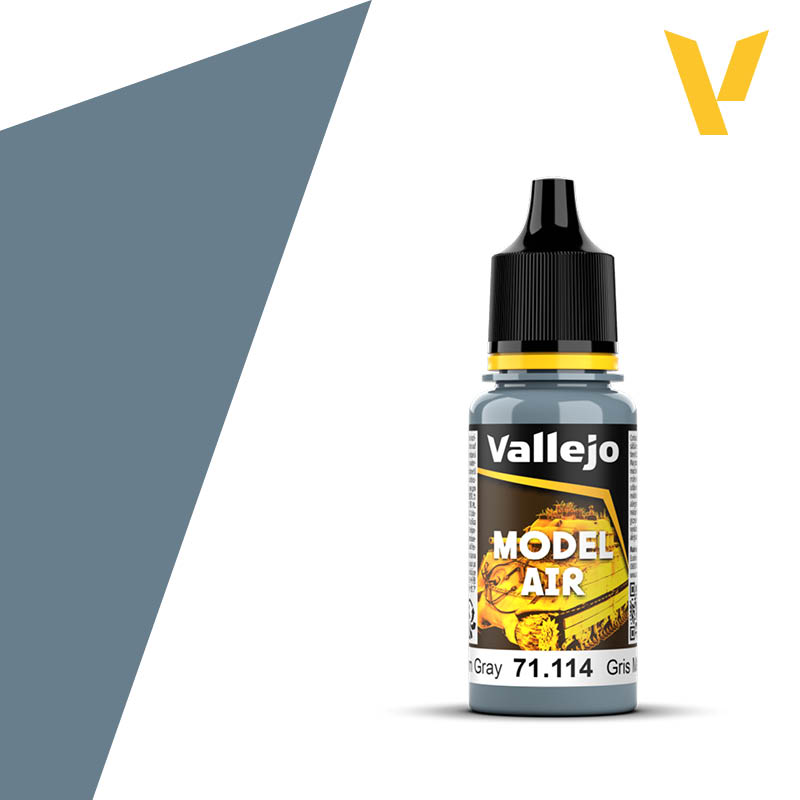 71.114 Medium Gray - Vallejo Model Air 18ml