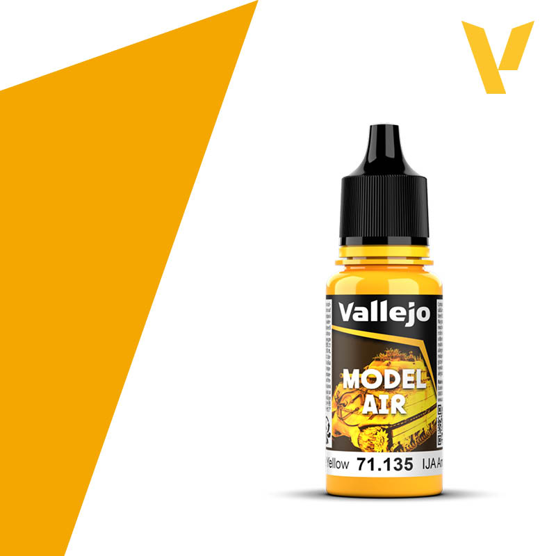 71.135 IJA Chrome Yellow - Vallejo Model Air 18ml