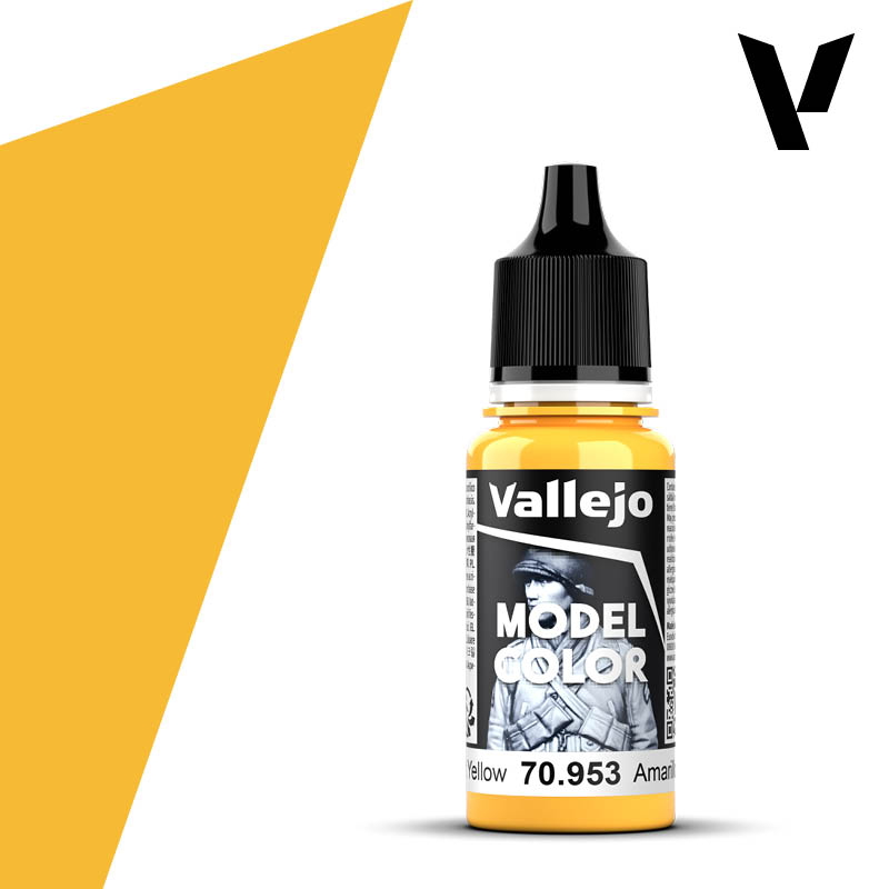 70.953 Flat Yellow (Matt) - Vallejo Model Color