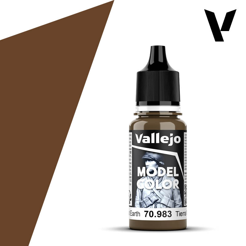 70.983 Flat Earth (Matt) - Vallejo Model Color - 18ml