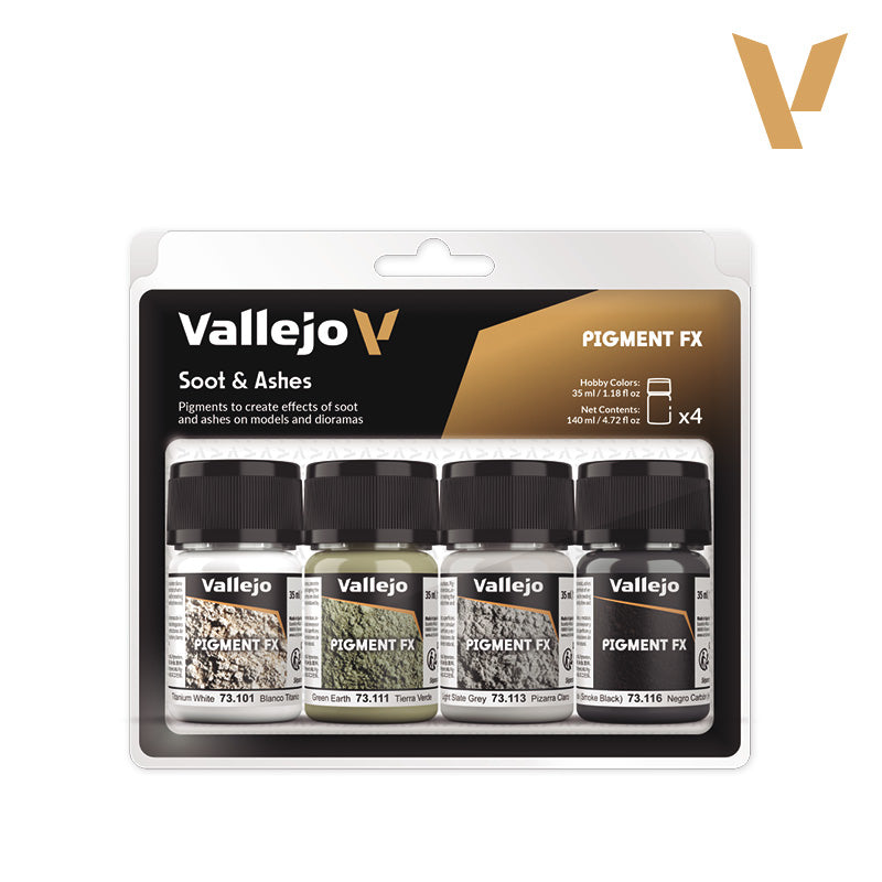 73.193 - Soot & Ashes - Vallejo Pigment Set