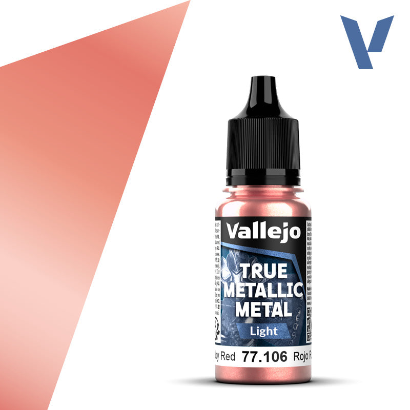 77.106 - Ruby Red - Vallejo True Metallic Metal (18ml) - Light