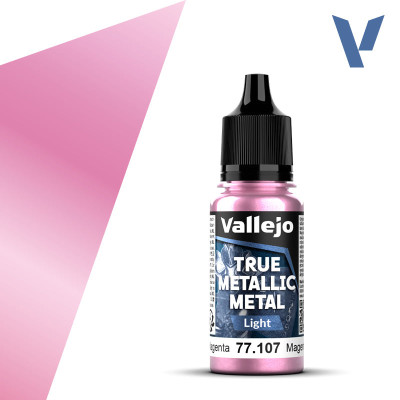 77.107 - Crimson Magenta - Vallejo True Metallic Metal (18ml) - Light