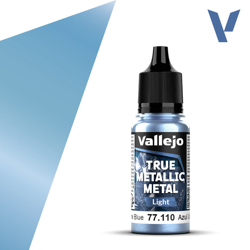 77.110 - Ultramarine Blue - Vallejo True Metallic Metal (18ml) - Light