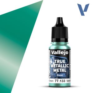 77.133 - Beetle Green - Vallejo True Metallic Metal (18ml) - Base