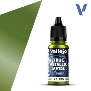 77.135 - Amber Green - Vallejo True Metallic Metal (18ml) - Base