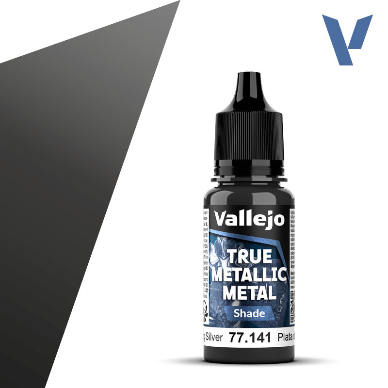 77.141 - Sterling Silver - Vallejo True Metallic Metal (18ml) - Shade