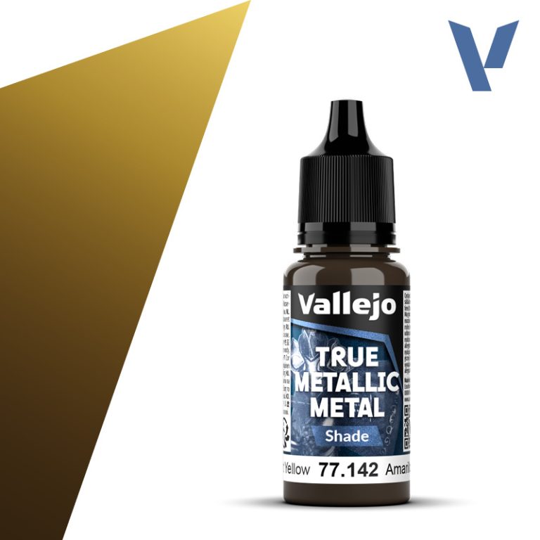 77.142 - Radiant Yellow - Vallejo True Metallic Metal (18ml) - Shade