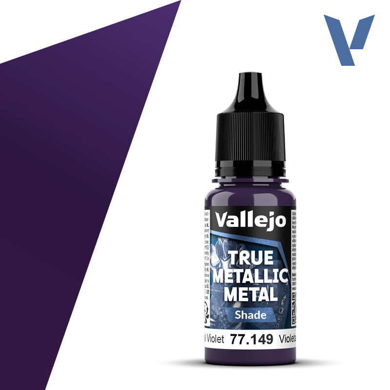 77.149 - Celestial Violet - Vallejo True Metallic Metal (18ml) - Shade