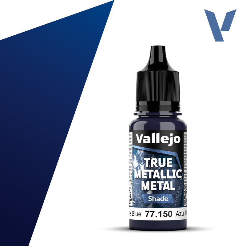 77.150 - Ultramarine Blue - Vallejo True Metallic Metal (18ml) - Shade