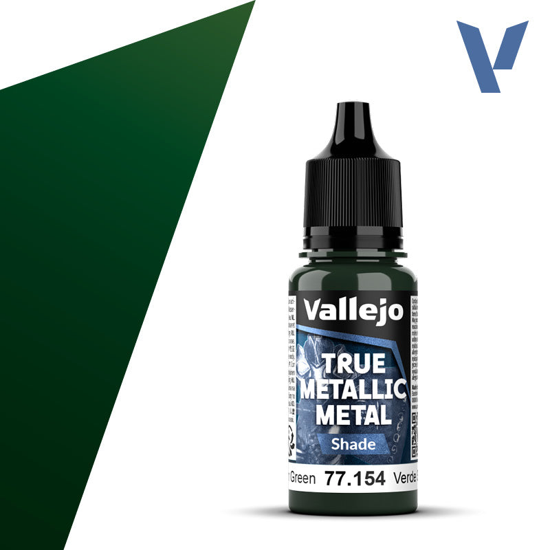 77.154 - Dusken Green - Vallejo True Metallic Metal (18ml) - Shade