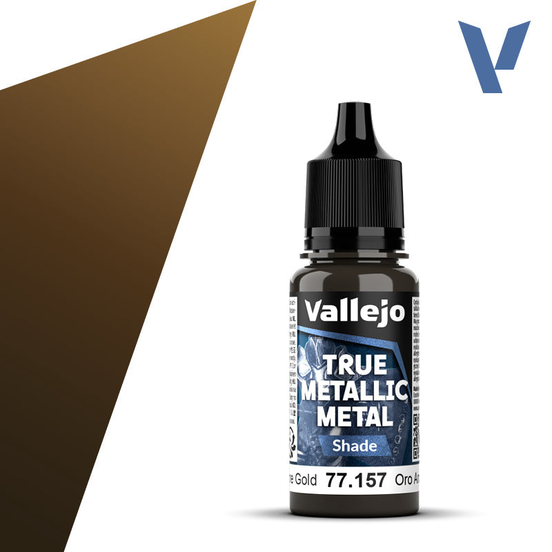 77.157 - Arcane Gold - Vallejo True Metallic Metal (18ml) - Shade