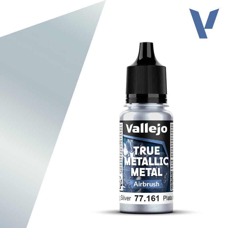 77.161 - Sterling Silver - Vallejo True Metallic Metal (18ml) - Airbrush
