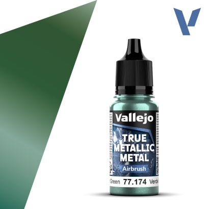 77.174 - Dusken Green - Vallejo True Metallic Metal (18ml) - Airbrush