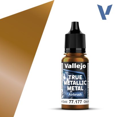 77.177 - Arcane Gold - Vallejo True Metallic Metal (18ml) - Airbrush