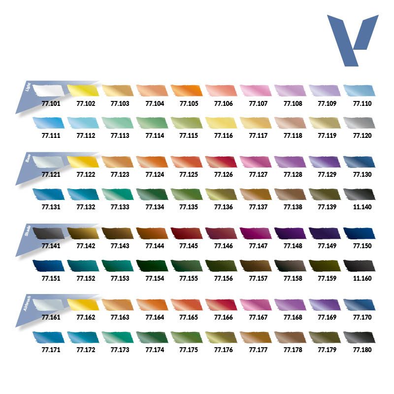 77.250 - True Metallic Metal – Full Collection - Vallejo Cases