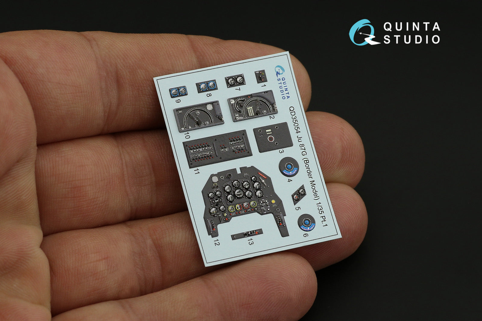 Quinta Studio - 1/35 Ju 87G QD35054 for Border Model kit