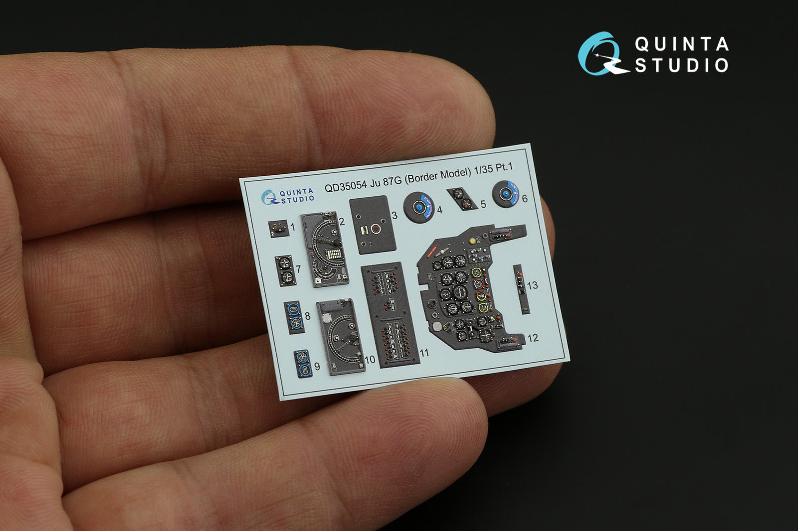 Quinta Studio - 1/35 Ju 87G QD35054 for Border Model kit