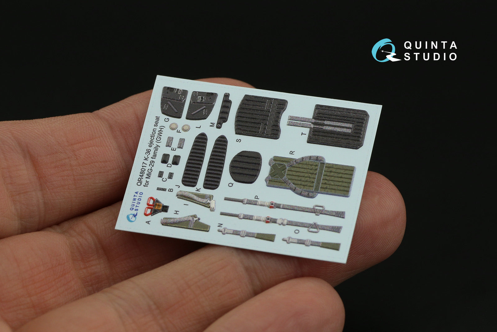 Quinta Studio - 1/48 K-36 ejection seat for MiG-29 family - QR48017 (GWH)