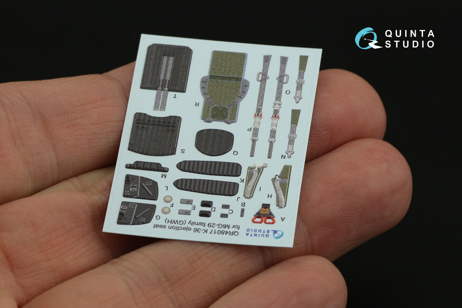 Quinta Studio - 1/48 K-36 ejection seat for MiG-29 family - QR48017 (GWH)