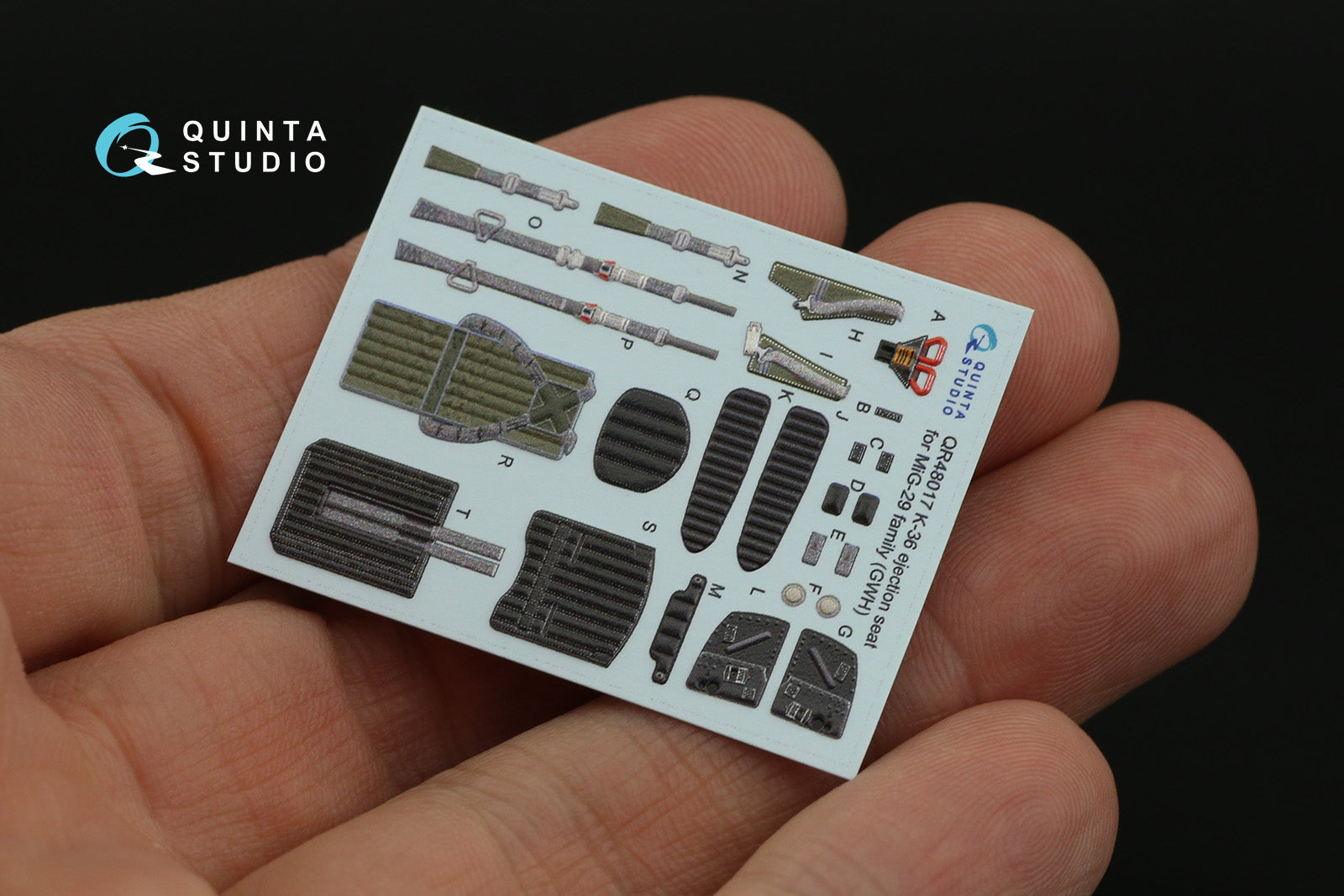 Quinta Studio - 1/48 K-36 ejection seat for MiG-29 family - QR48017 (GWH)