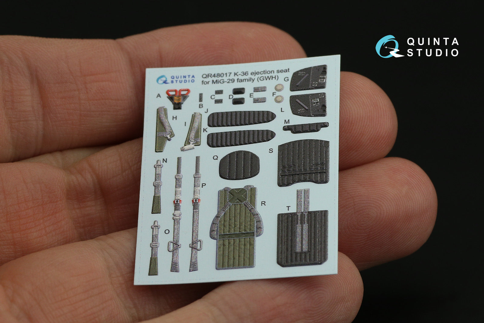 Quinta Studio - 1/48 K-36 ejection seat for MiG-29 family - QR48017 (GWH)