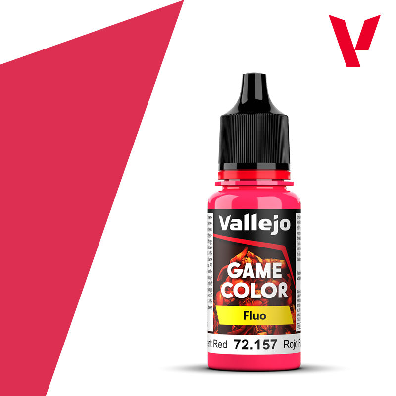 72.157 Fluorescent Red - 18ml - Vallejo Game Color