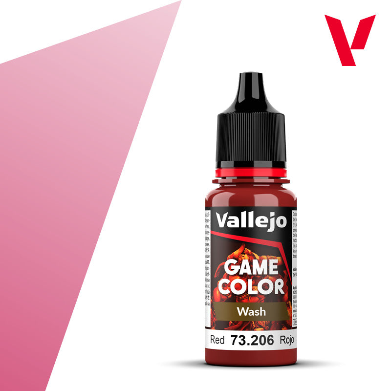 73.206 Red Wash -18ml - Vallejo Game Color Wash
