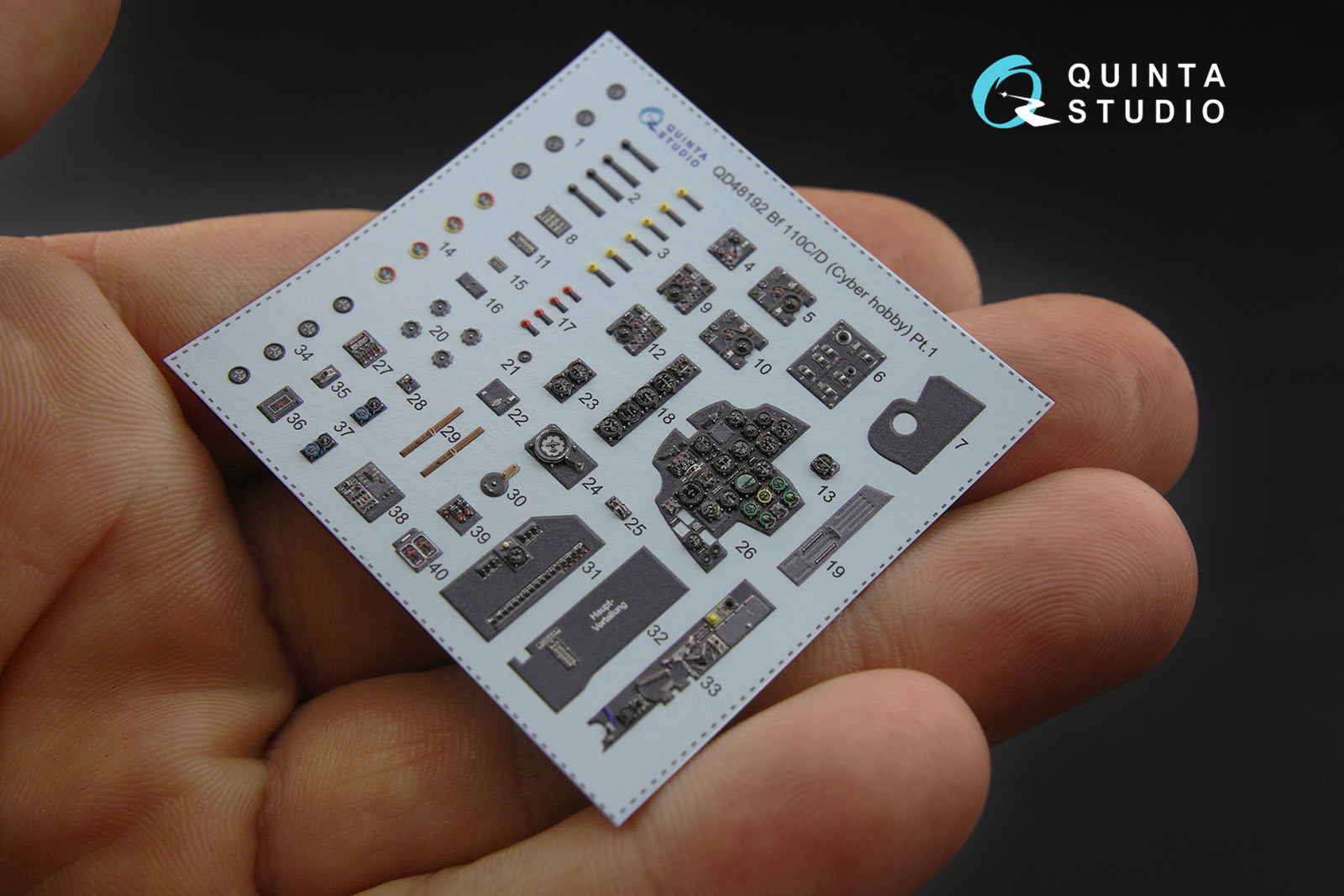 Quinta Studio - 1/48 Bf 110C/D - QD48192 for Cyber-Hobby/Dragon kit