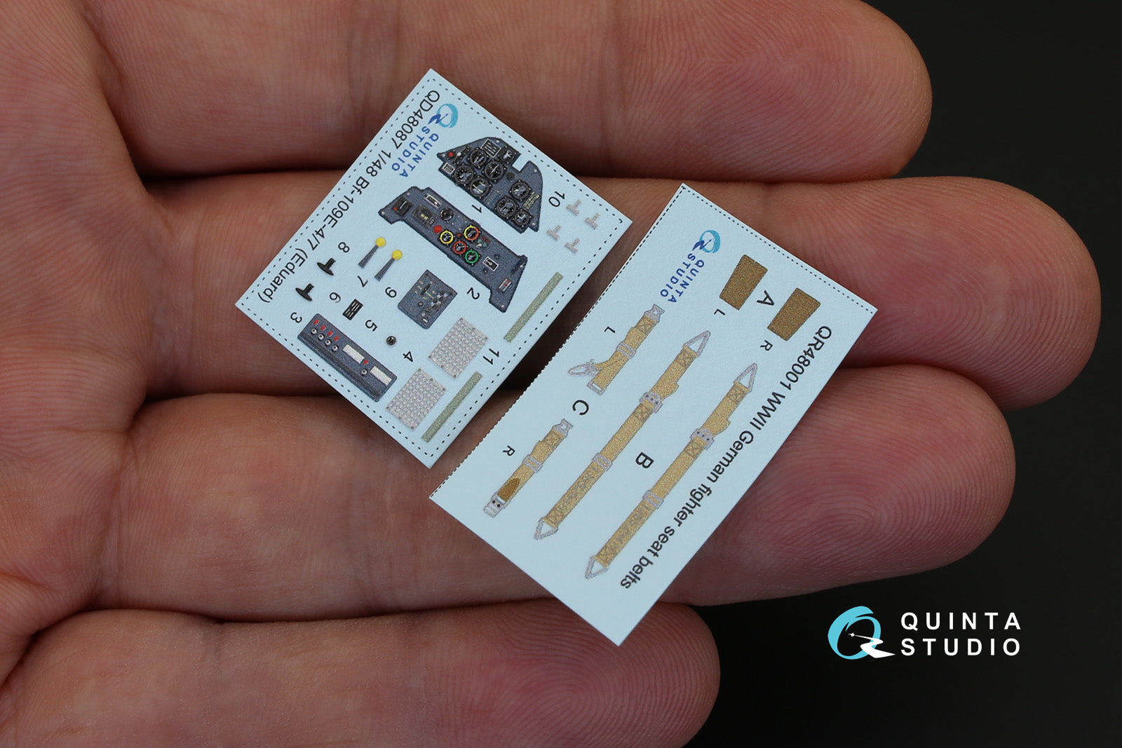 Quinta Studio - 1/48 Bf 109E4/E-7 - QD48087 for Eduard kit