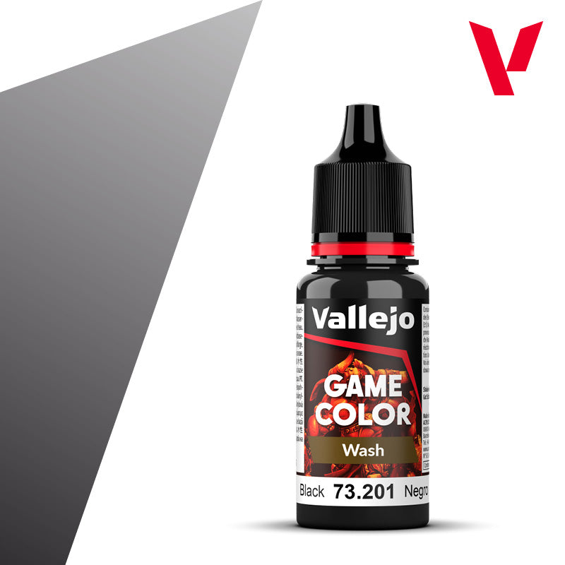 73.201 Black Wash - 18ml - Vallejo Game Color Wash