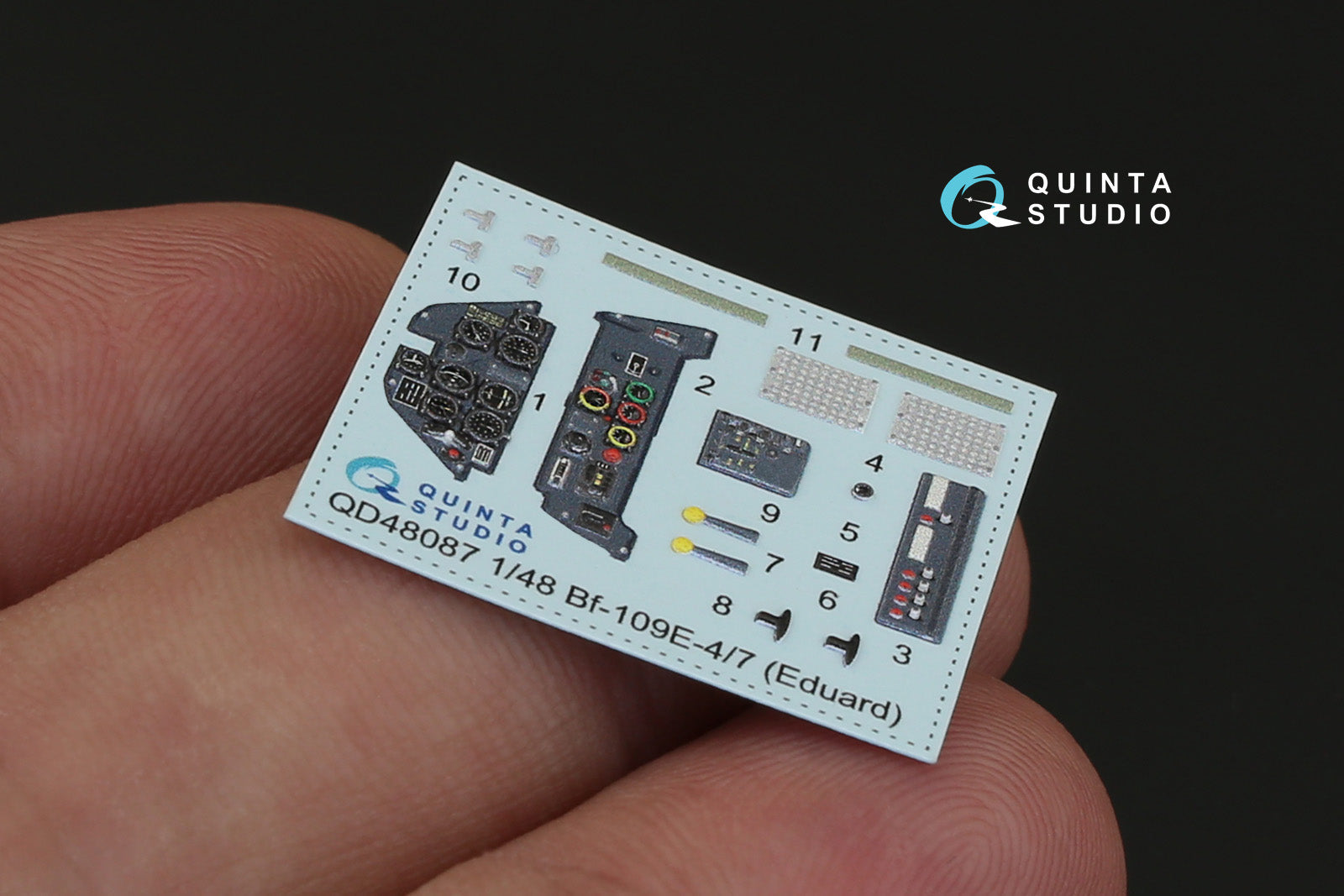 Quinta Studio - 1/48 Bf 109E4/E-7 - QD48087 for Eduard kit