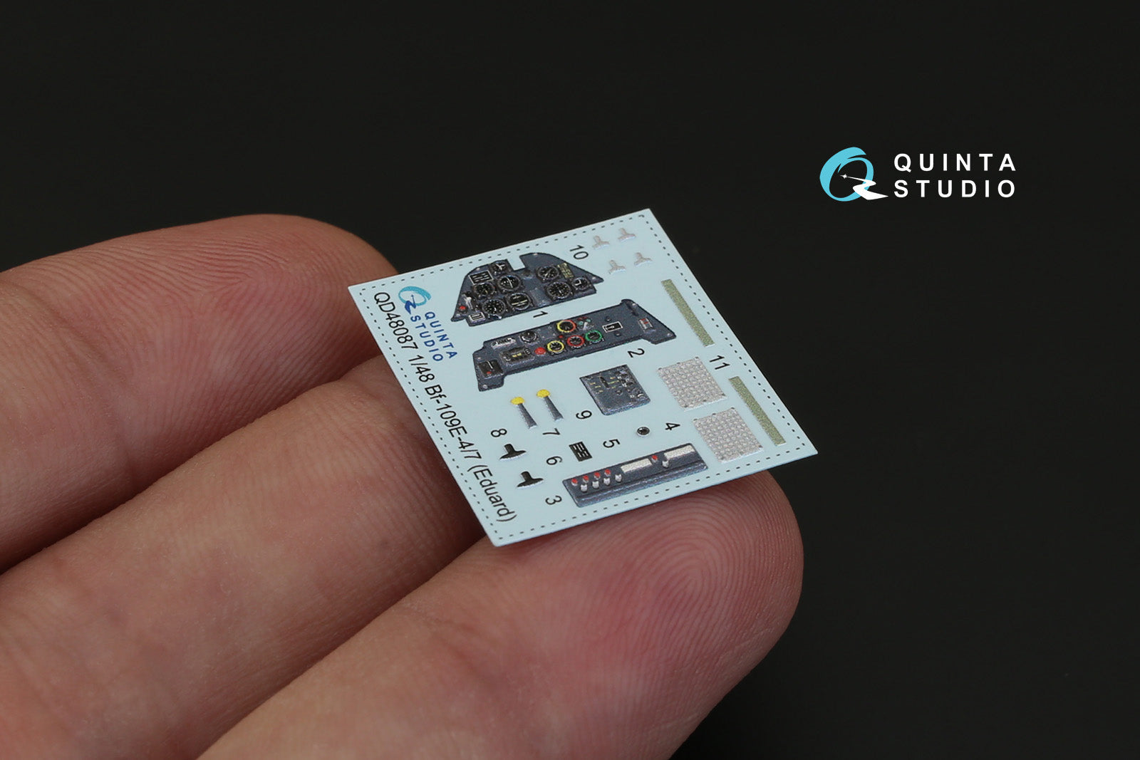 Quinta Studio - 1/48 Bf 109E4/E-7 - QD48087 for Eduard kit