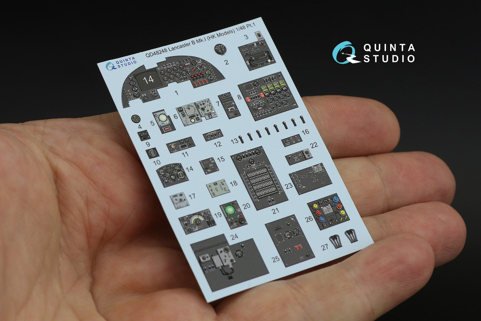 Quinta Studio - 1/48 Lancaster B Mk.I - QD48248 for HK Models kit