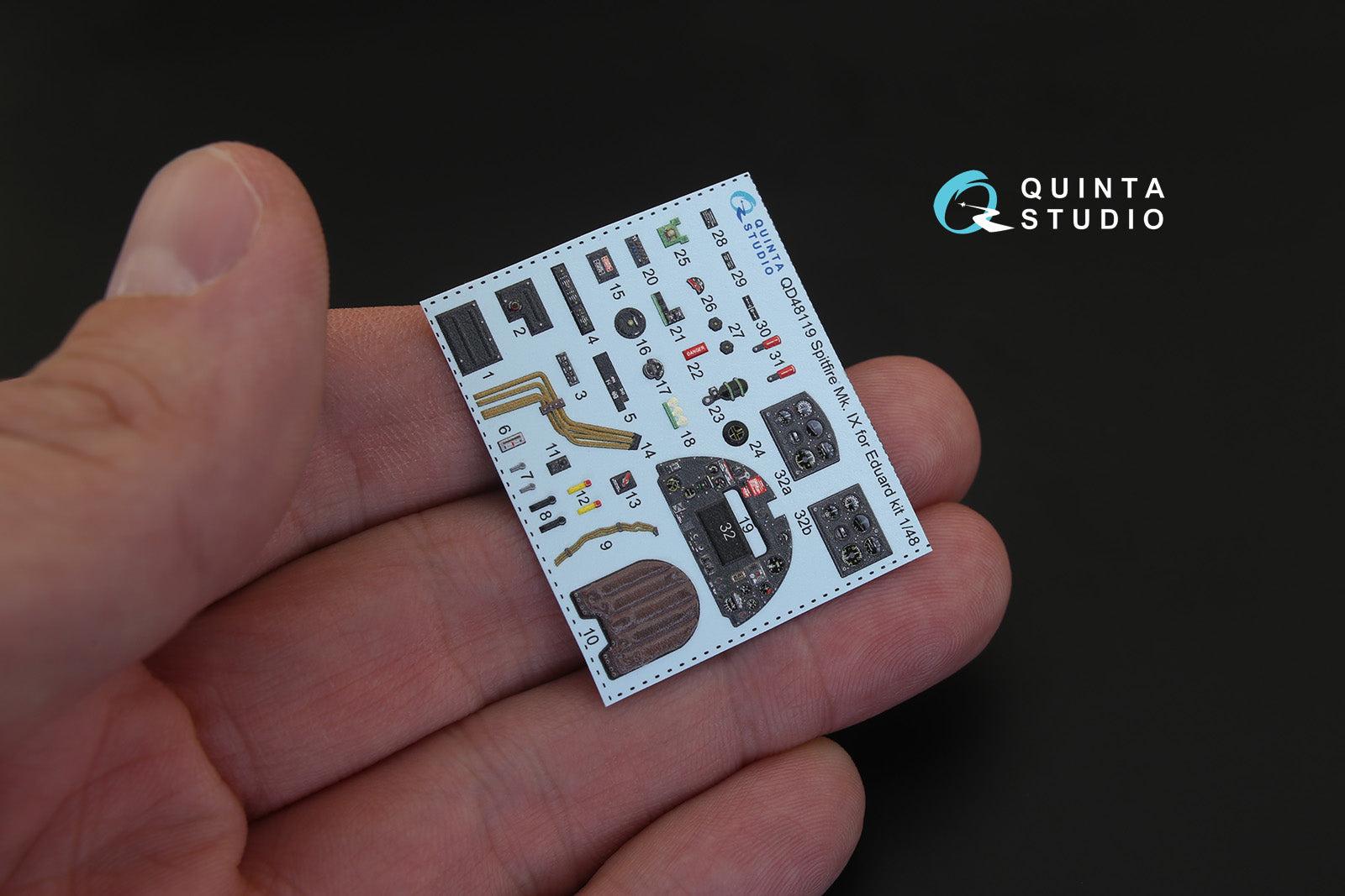 Quinta Studio - 1/48 Spitfire Mk.IX - QD48119 for Eduard kit