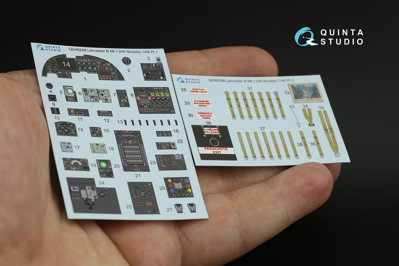 Quinta Studio - 1/48 Lancaster B Mk.I - QD48248 for HK Models kit