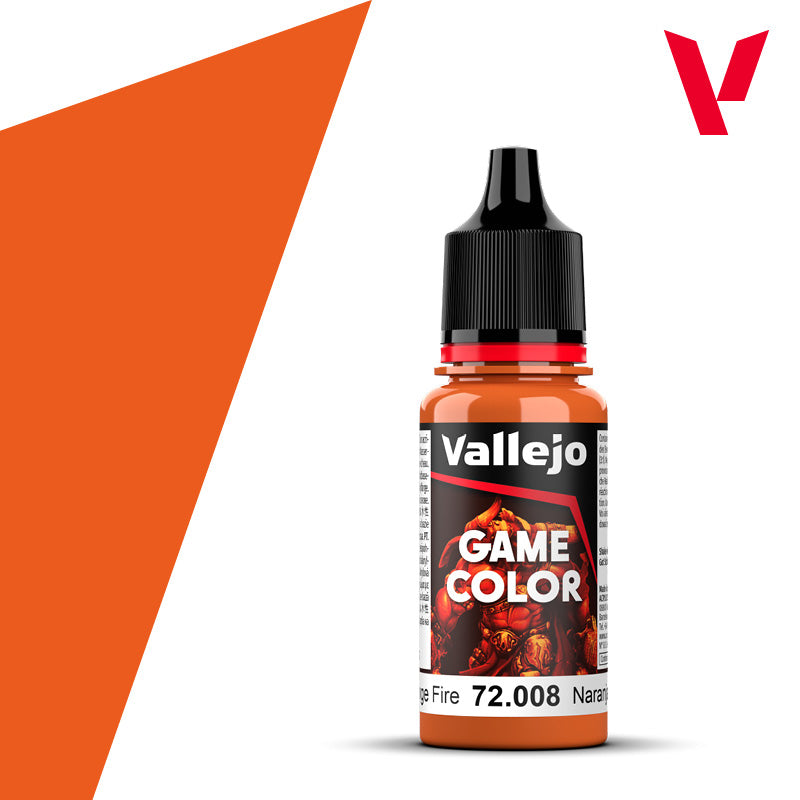 72.008 Orange Fire - 18ml - Vallejo Game Color