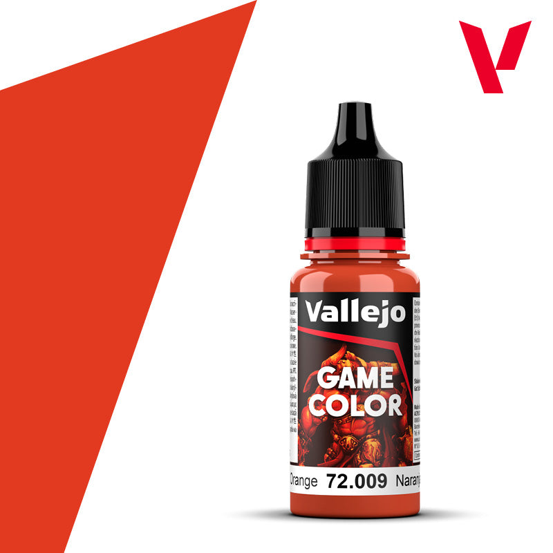 72.009 Hot Orange - 18ml - Vallejo Game Color