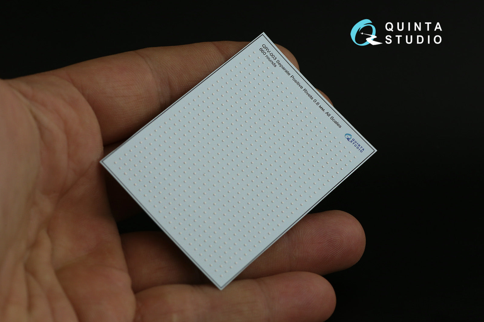 Quinta Studio - Separate positive rivets, 0.6mm (0.024") 660 pcs QRV-003