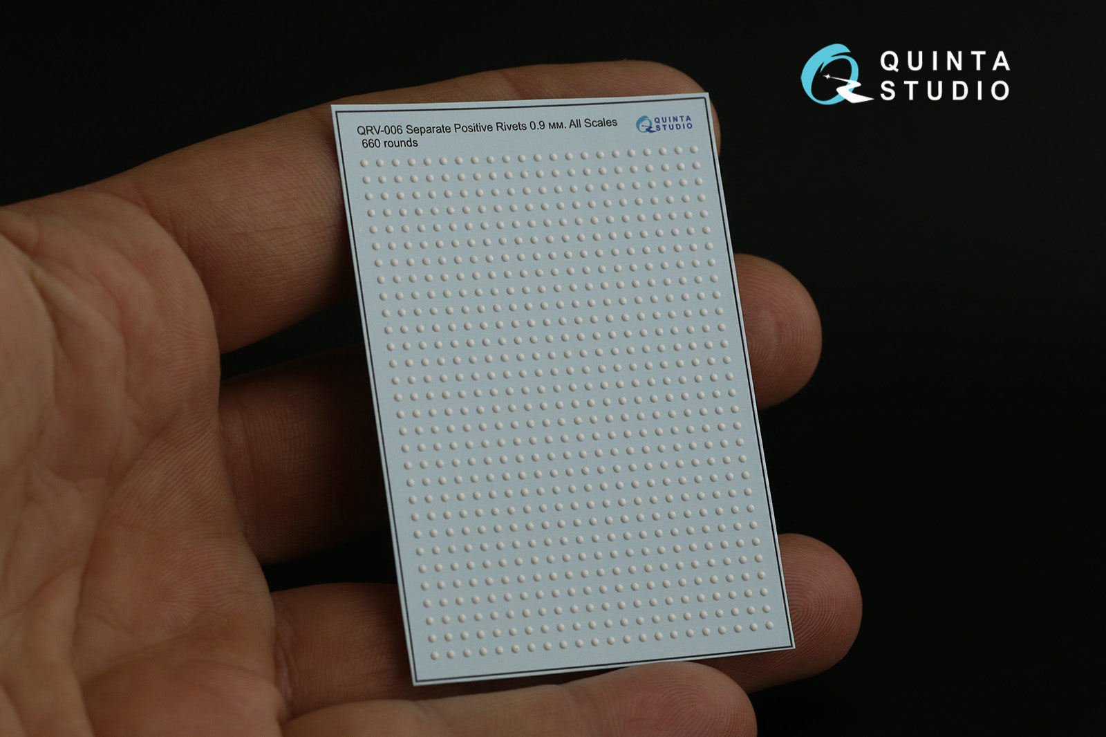 Quinta Studio - Separate positive rivets, 0.9mm (0.035") 660 pcs QRV-006
