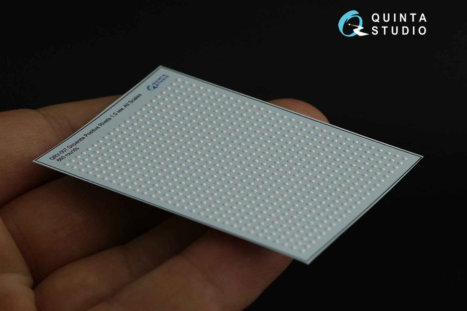 Quinta Studio - Separate positive rivets, 1.0mm (0.039") 660 pcs QRV-007