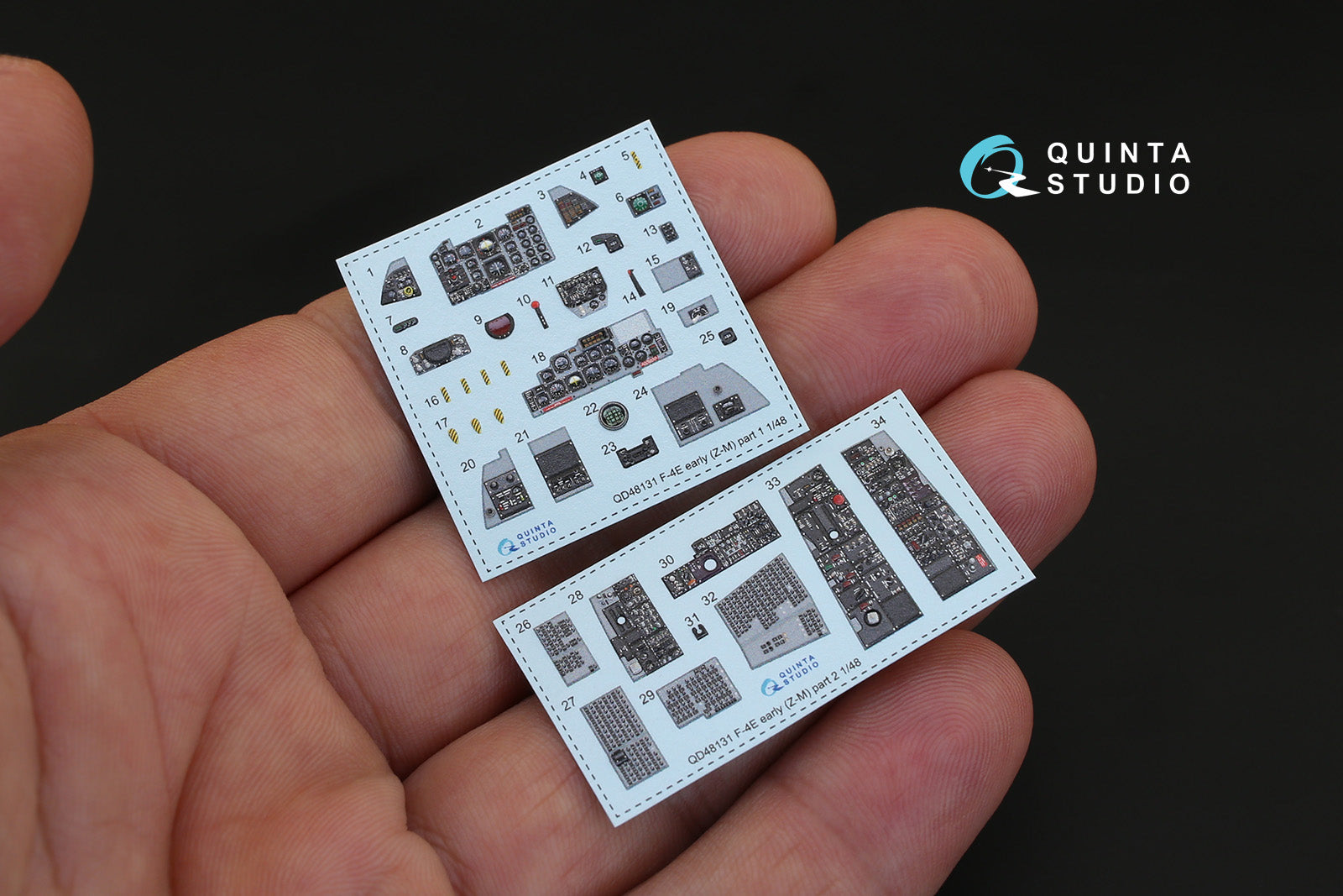 Quinta Studio - 1/48 F4E (early)/F-4EJ - QD48131 for Zoueki-Mura kit