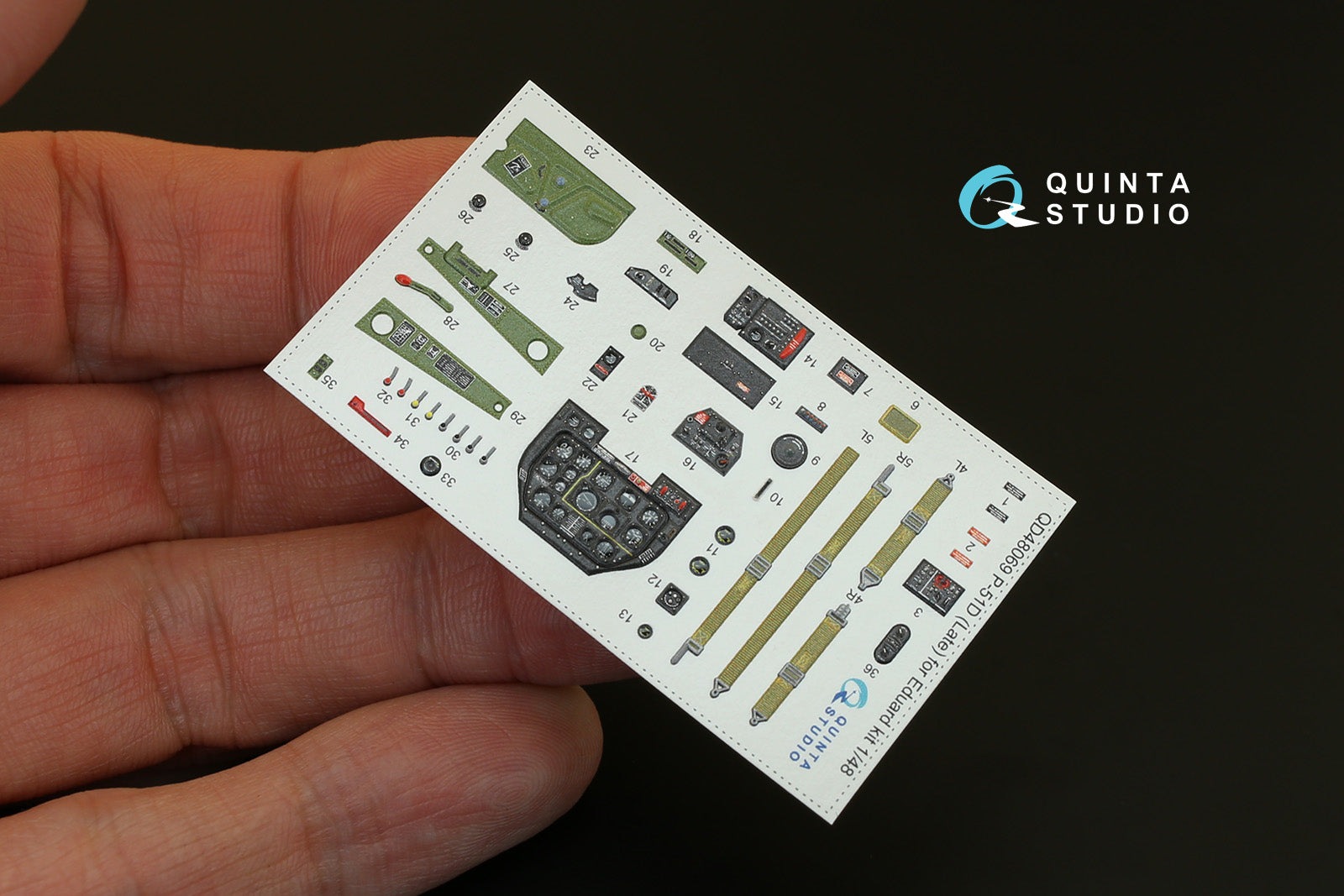 Quinta Studio - 1/48 P-51D (Late) QD48069 for Eduard kit