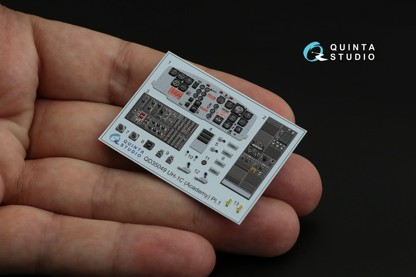 Quinta Studio - 1/35 UH-1C QD35049 for Academy kit