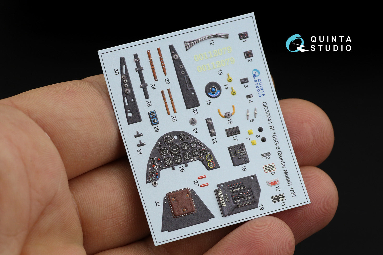 Quinta Studio - 1/35 Bf 109G-6 QD35041 for Border Model kit